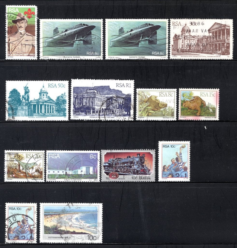 AFRIQUE DU SUD Année 1982-1983 timbrée, Envoi, Afrique du Sud, Affranchi