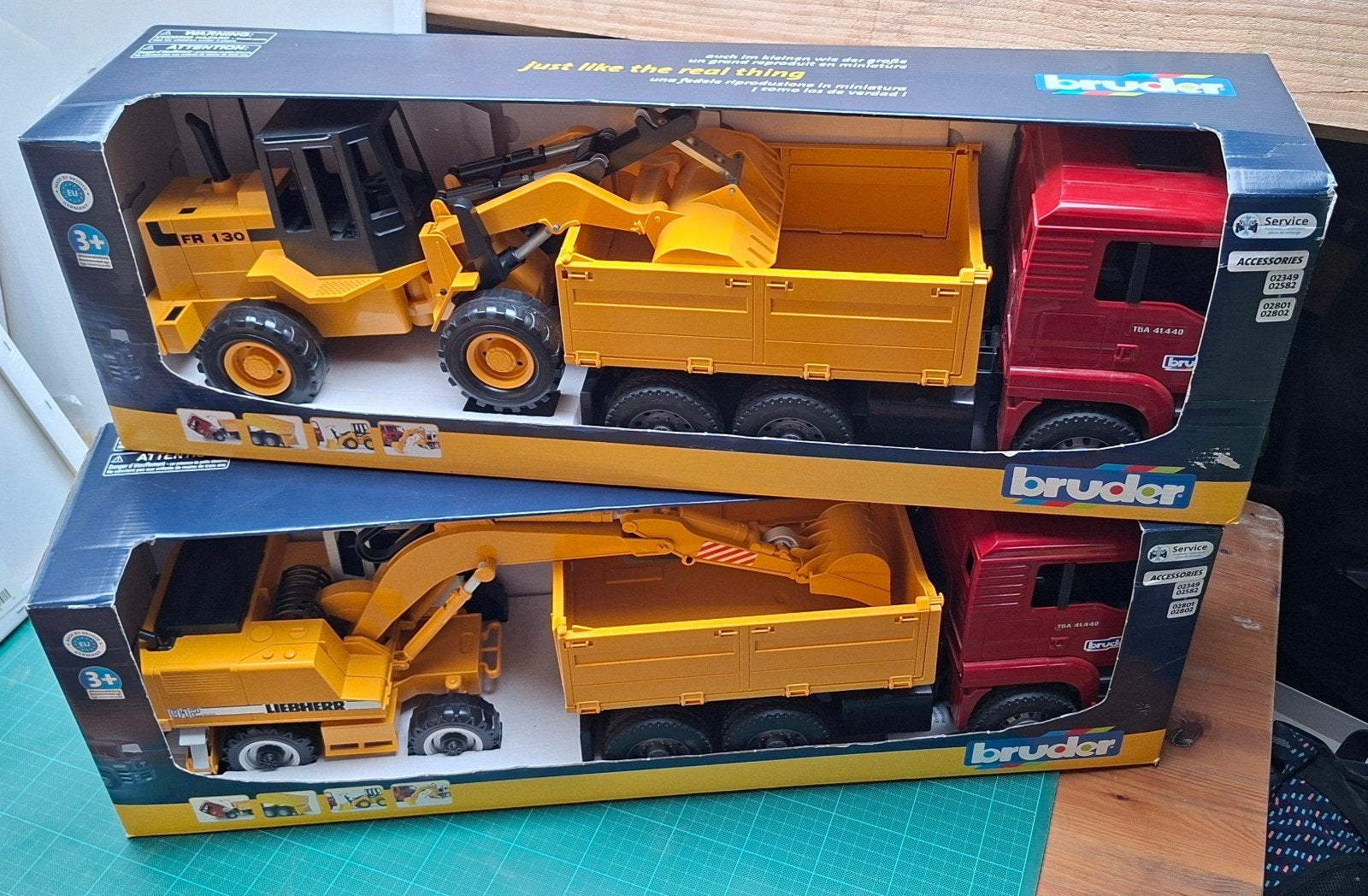 Bruder - kits 2751 + 2752, Kinderen en Baby's, Speelgoed | Overig, Zo goed als nieuw, Jongen of Meisje