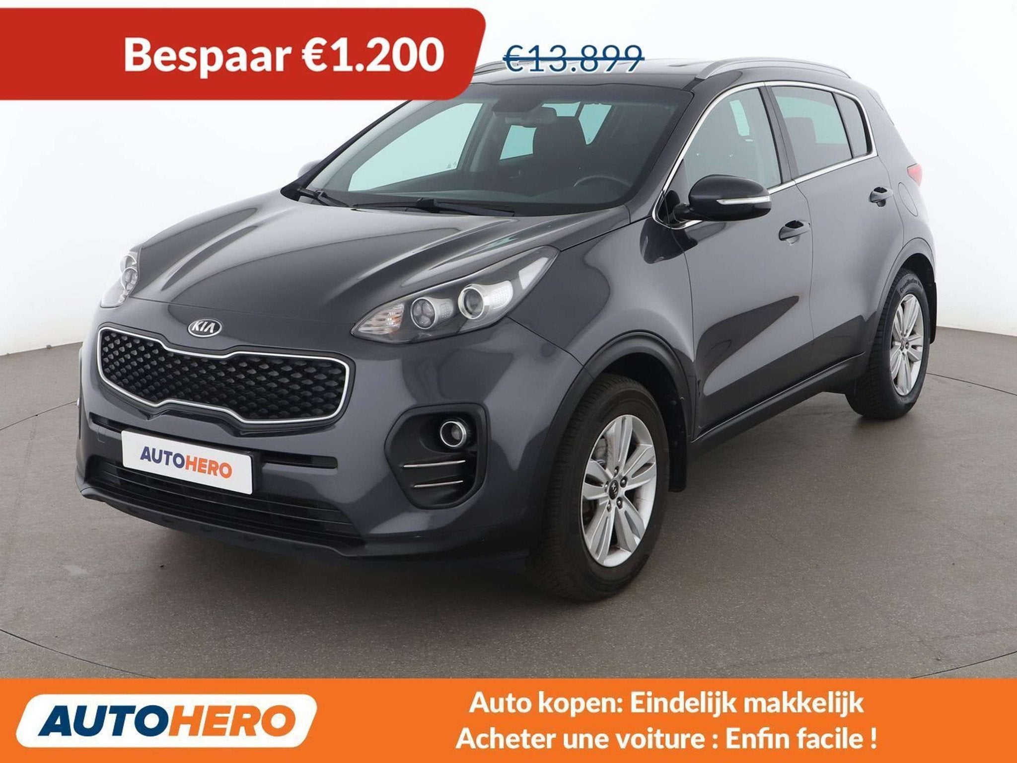 Kia Sportage 1.6 Emotion 2WD (année de construction 2018), Autos, Achat, Noir, 5 portes, 5 places