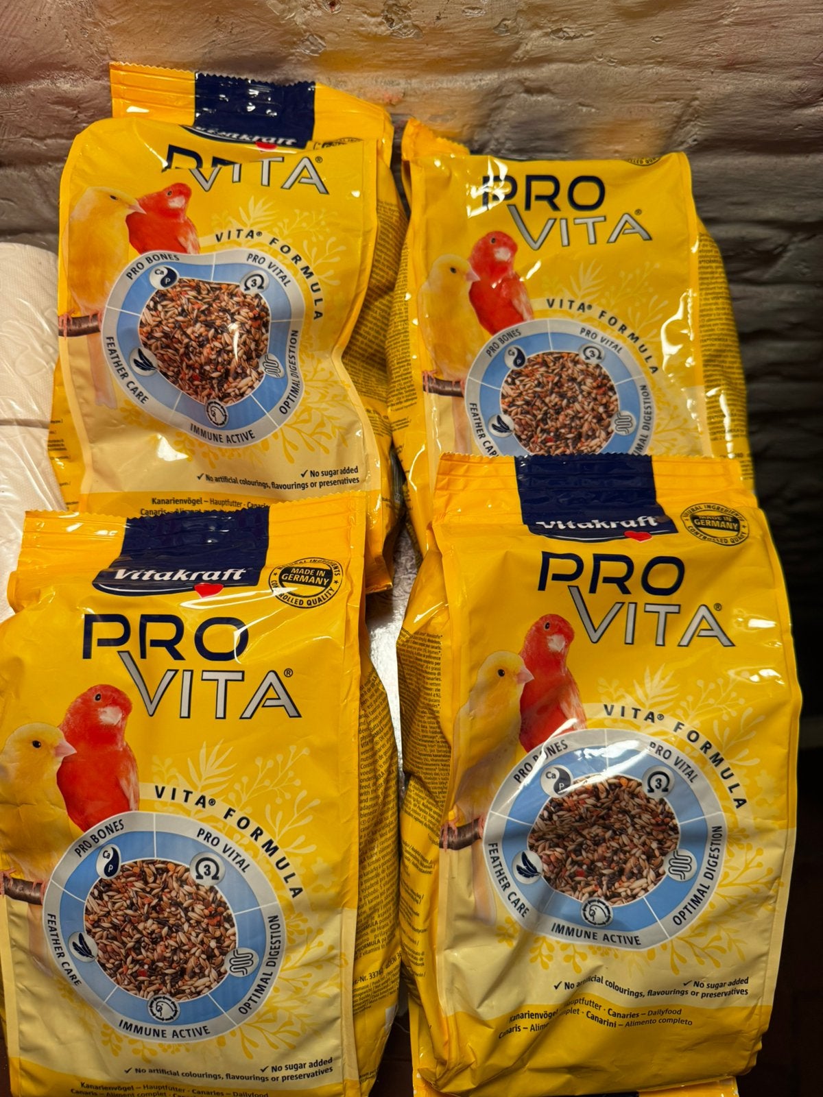 PRO vita kanarievoer 4 zakken 800gr NİEUW, Divers, Produits alimentaires, Enlèvement