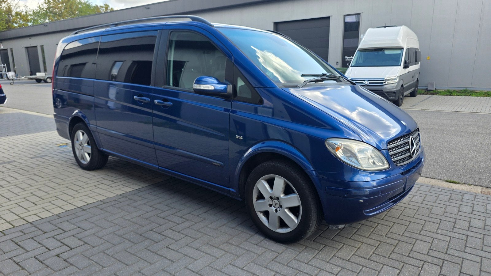 Mercedes Viano 3.0CDi LONG 6 ZIT ! AUTOMAAT., Autos, Mercedes-Benz, Cuir, Achat, Entreprise, Capteur de lumière