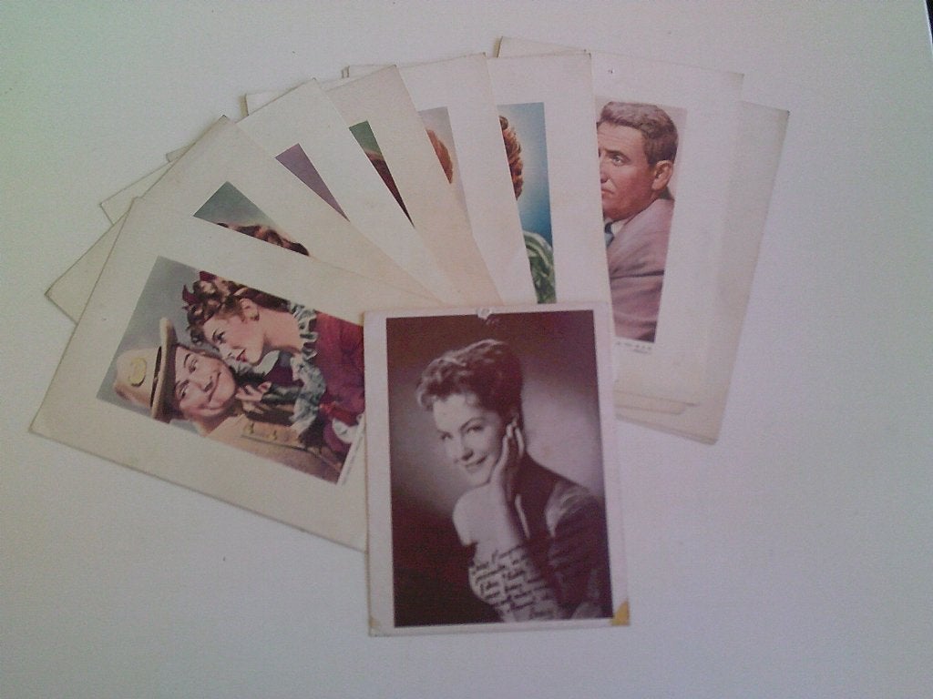13 foto's van filmsterren, Verzamelen, Ophalen of Verzenden, Foto