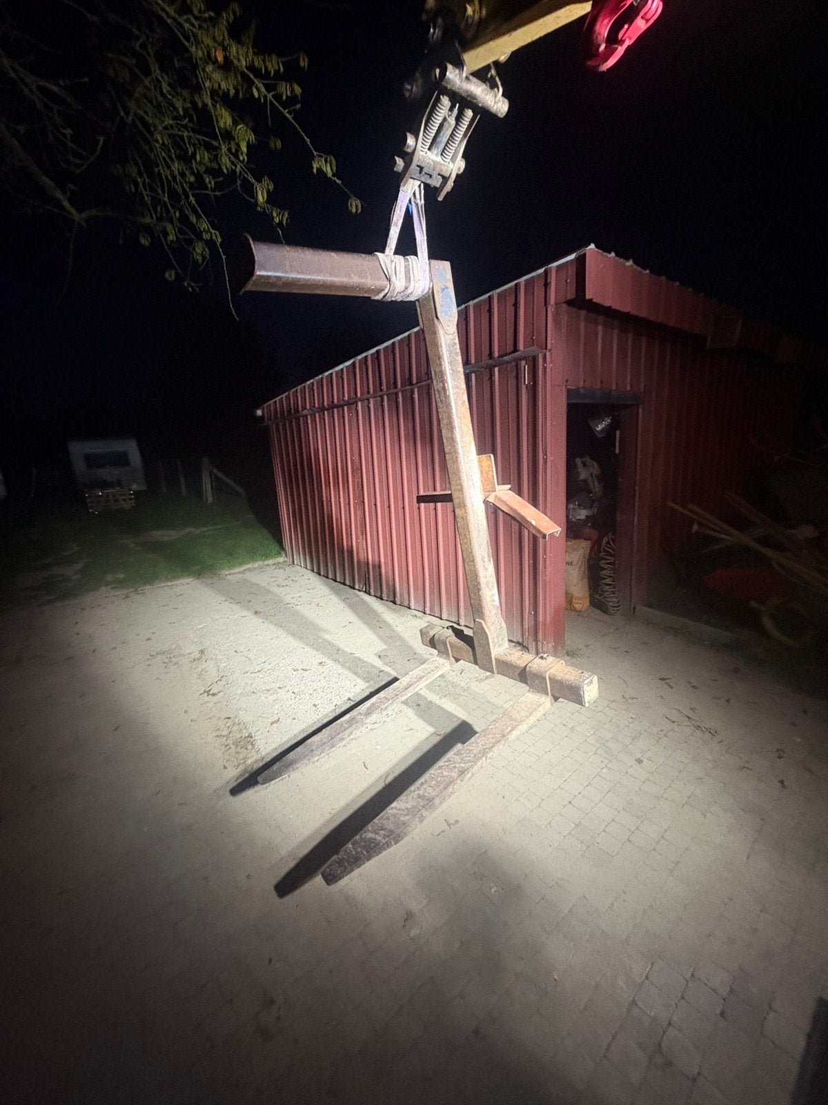 Pallethaak kraan, Ophalen, Zo goed als nieuw