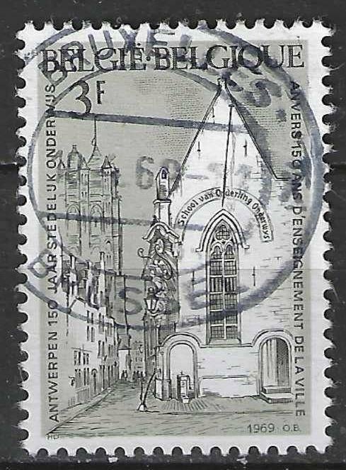 Belgique 1969 - Yvert/OBP 1487 - Enseignement urbain (ST), Envoi, Affranchi, Oblitéré
