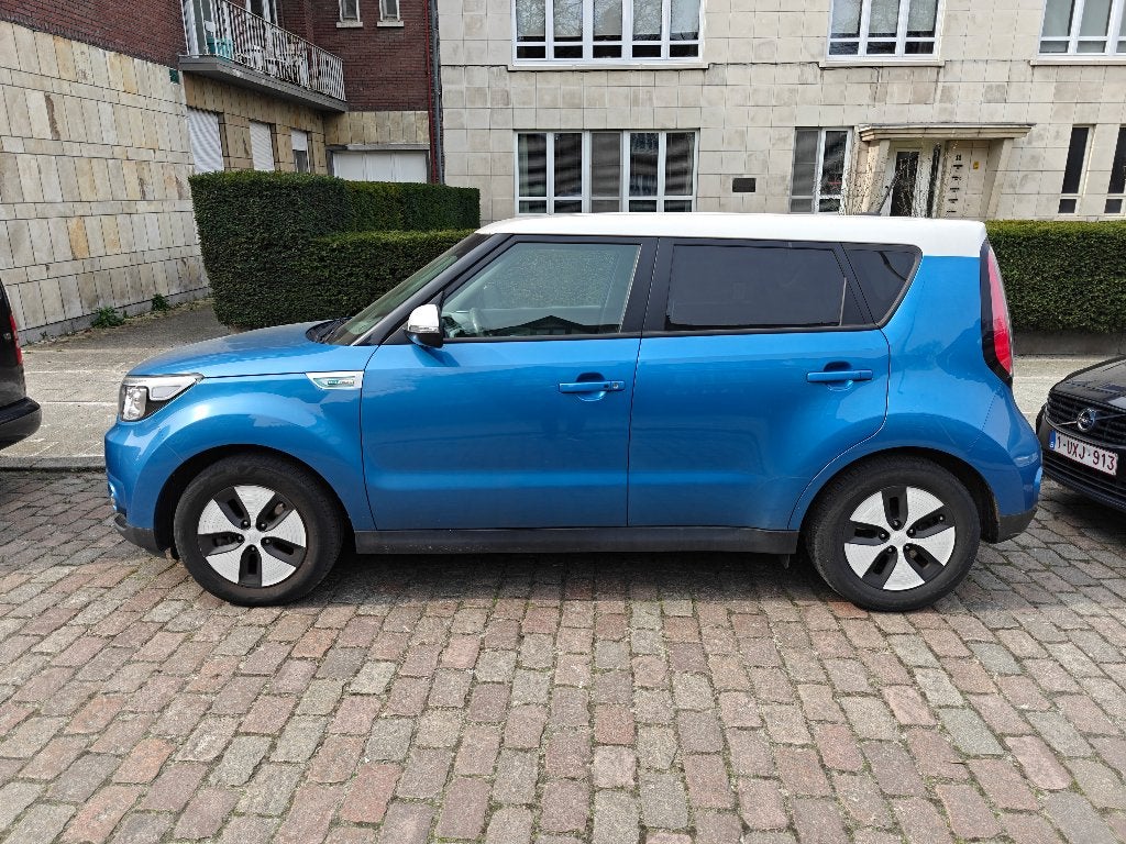 Kia Soul elektrisch, Auto's, Kia, Automaat, Beige, Blauw, Elektrisch