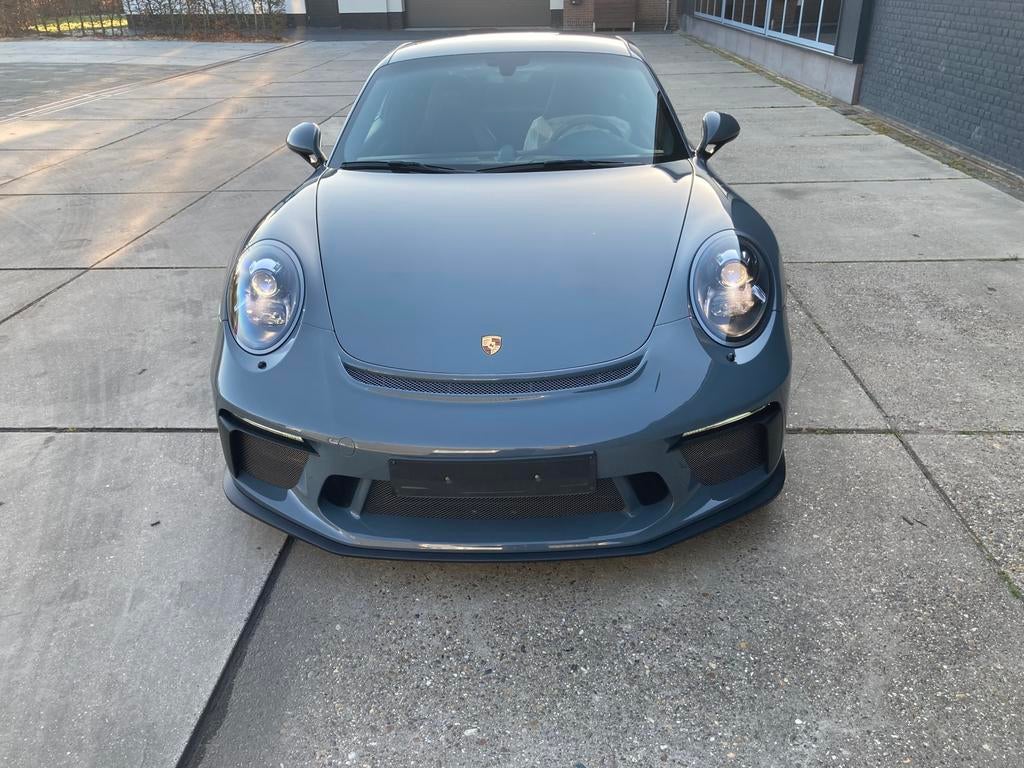 Porsche 911 gt3 manual, Auto's, Achterwielaandrijving, Zwart, Blauw, Alcantara