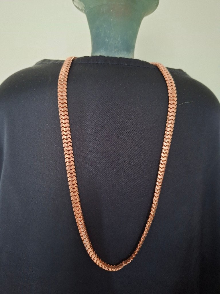 Halsketting rose goud kleur, Overige materialen, Verstelbaar, Nieuw, Ophalen of Verzenden
