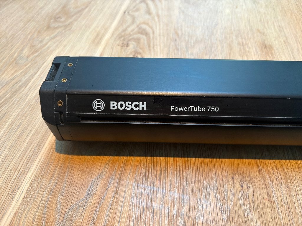 Bosch PowerTube 750 Wh + Originele Bosch Oplader, Vélos & Vélomoteurs, Accessoires vélo | Batteries de vélo, Comme neuf, Enlèvement