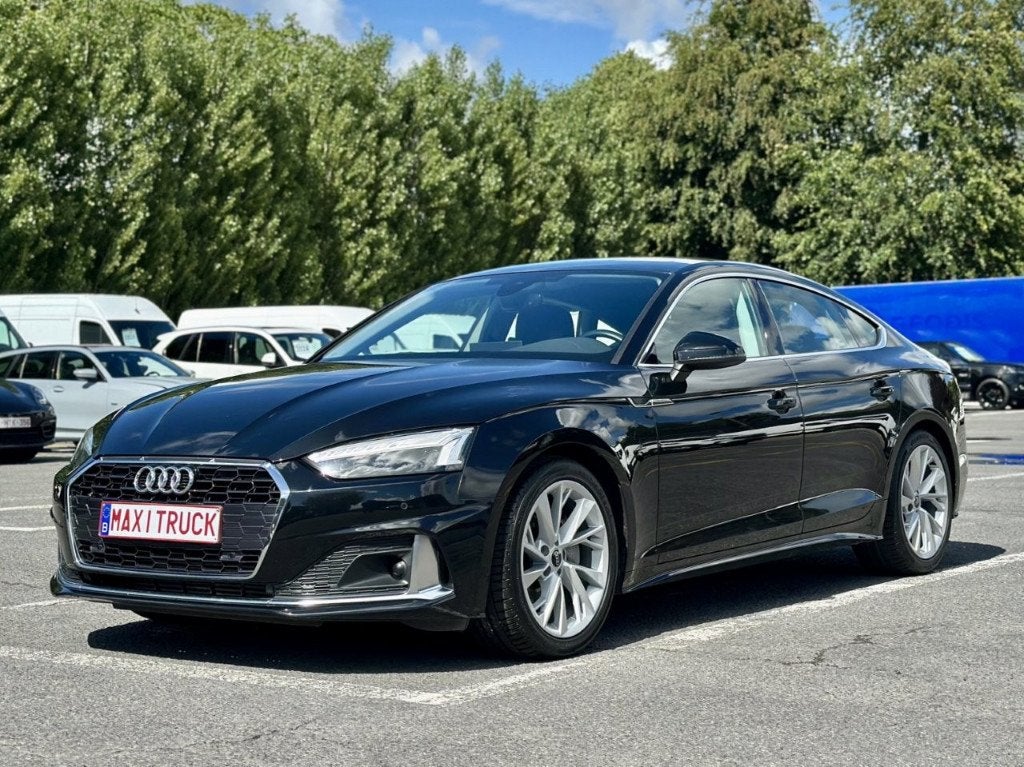 Audi A5 Sportback 40 TFSI-25.300 € -Leasing 811 €/M-REF 9320, Autos, Achat, Euro 6, Entreprise, Noir