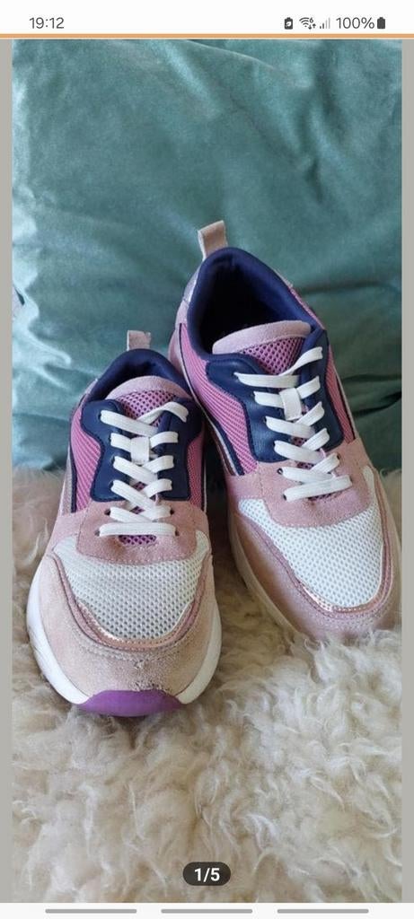 Sneakers Posh by Poelman rose/bleu 41, Enlèvement ou Envoi