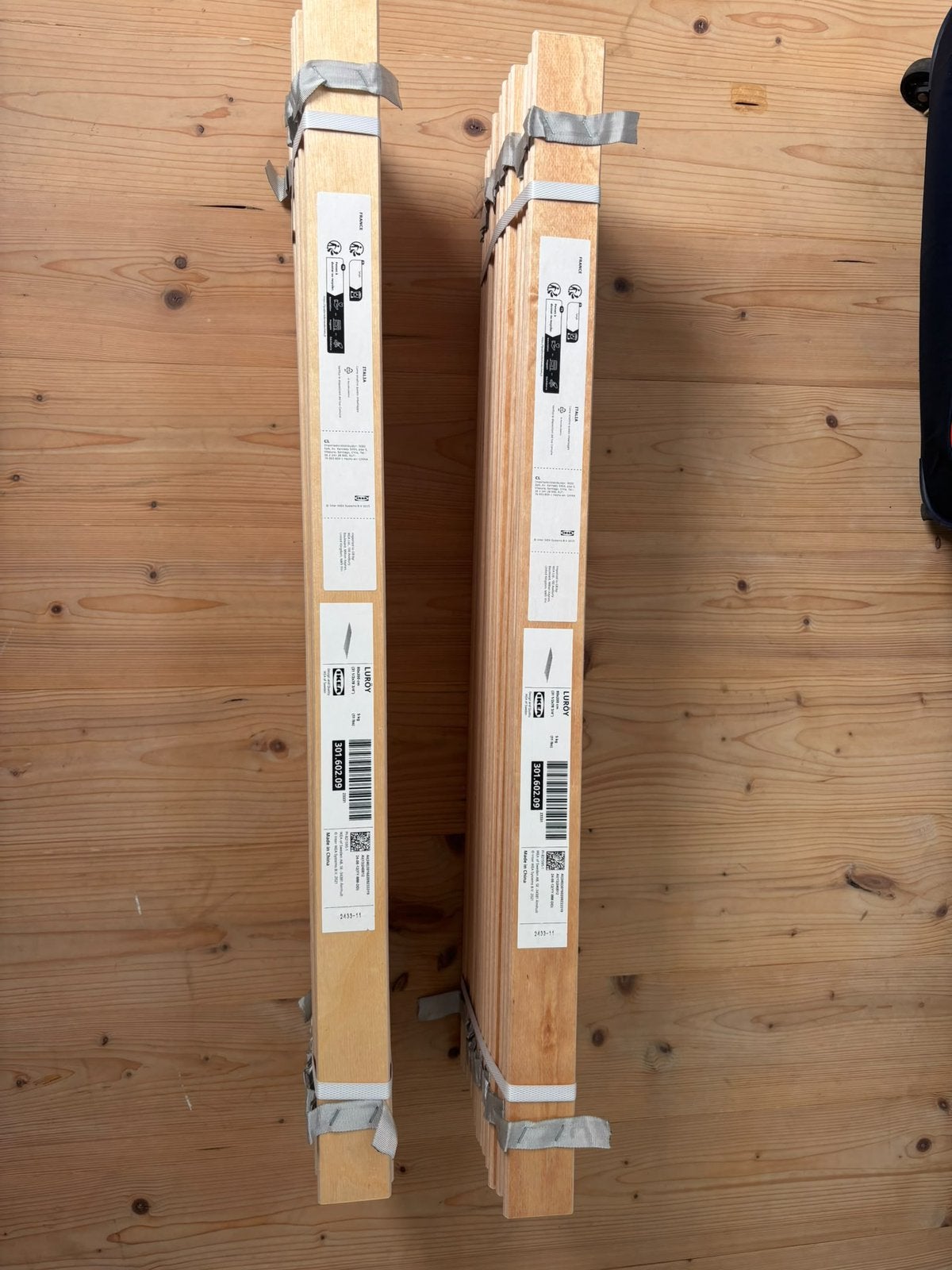 Nieuwe lattenbodems LÜROY 2 stuks 80 x 200 cm, Huis en Inrichting, Ophalen, Eenpersoons, Nieuw, 80 cm