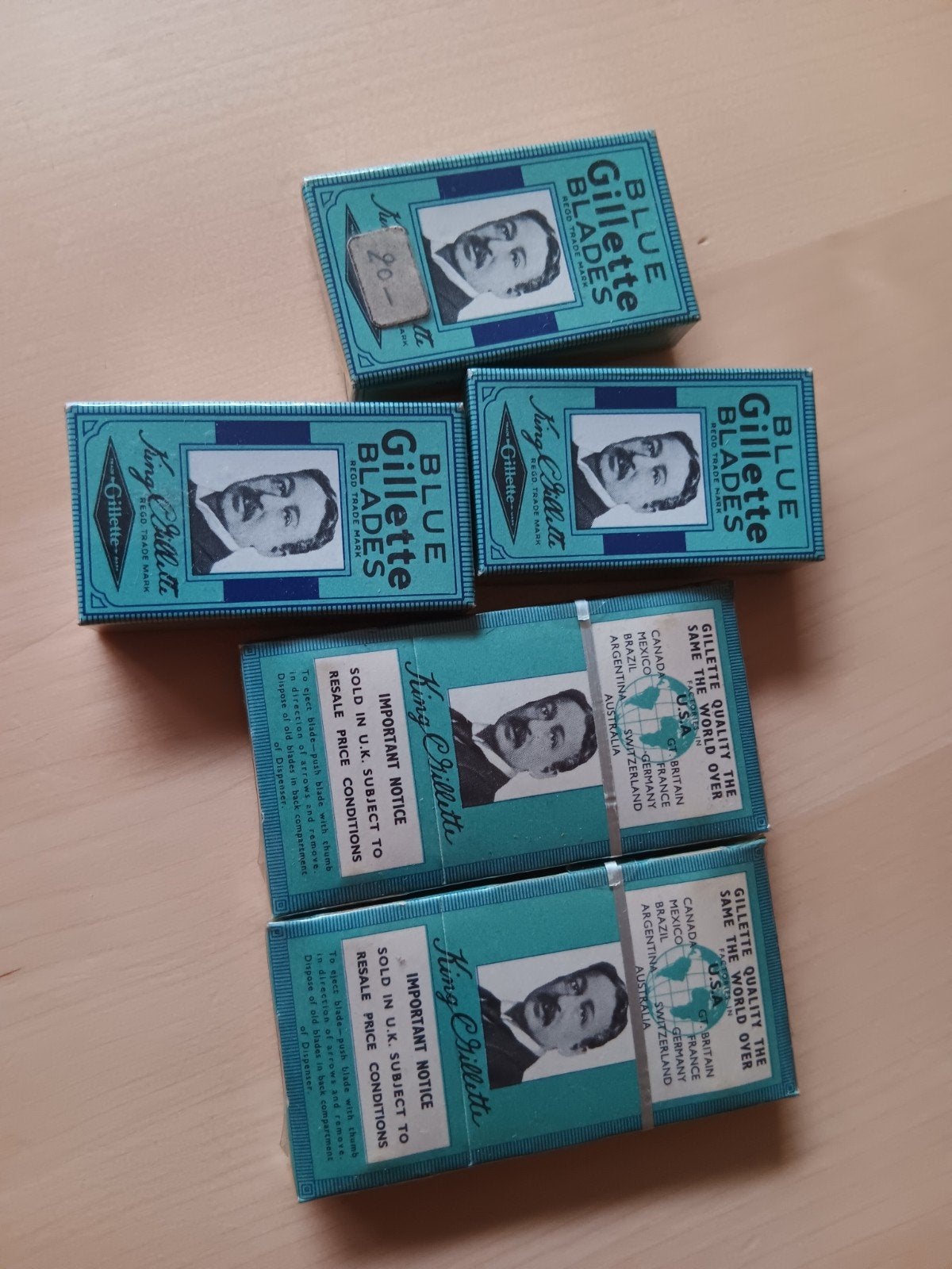 Vintage Gilette scheermesjes, Verzamelen, Ophalen of Verzenden