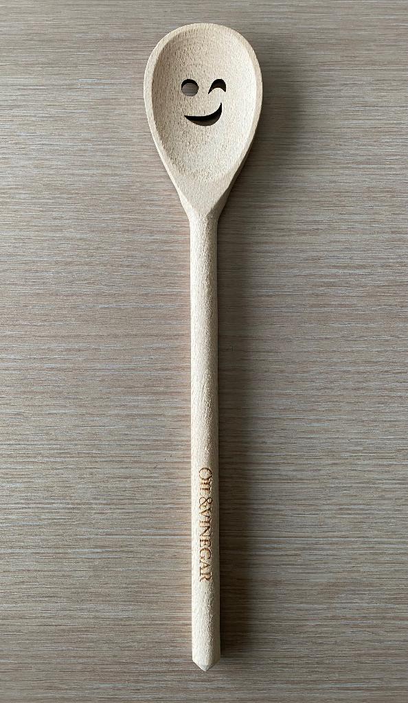 Houten lepel Oil & Vinegar - NIEUW, Huis en Inrichting, Verzenden, Nieuw, Hout, Los bestek