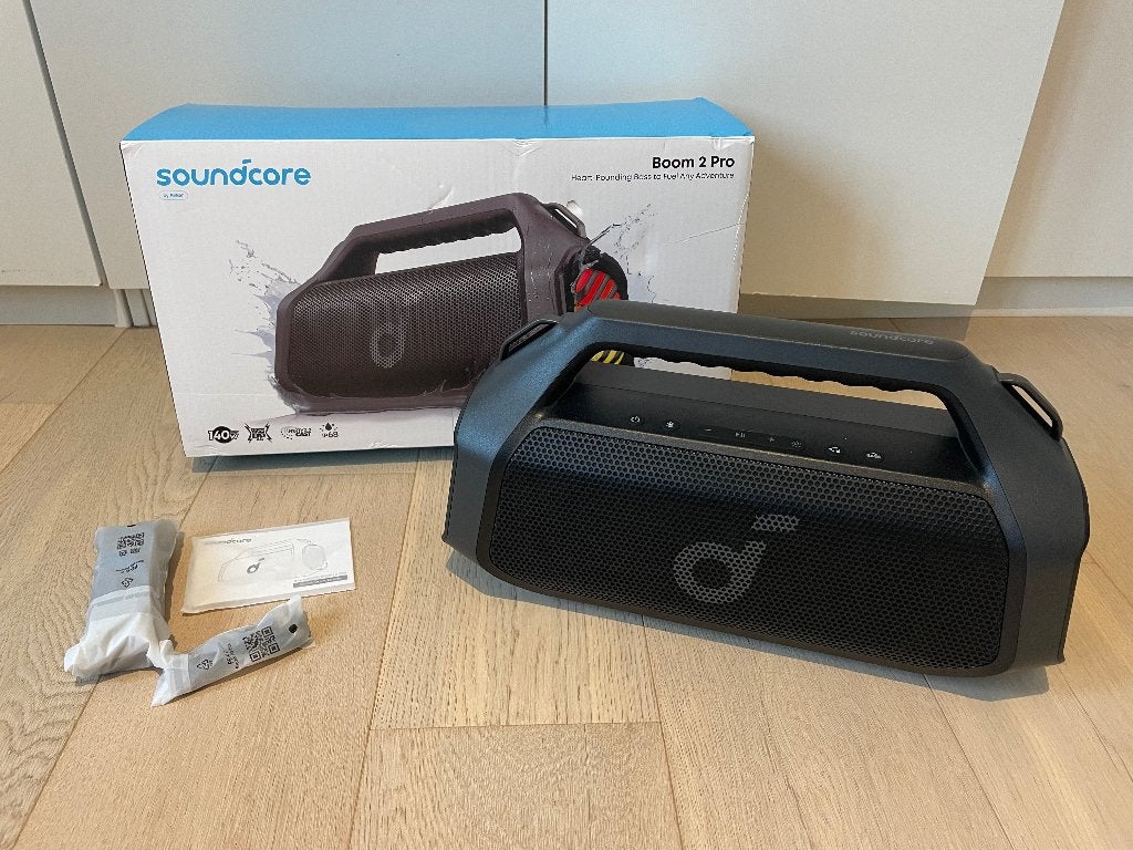Soundcore Boom 2 Pro, Audio, Tv en Foto, Luidsprekerboxen, 120 tot 150 watt, Nieuw, Draagbare speaker, Bluetooth