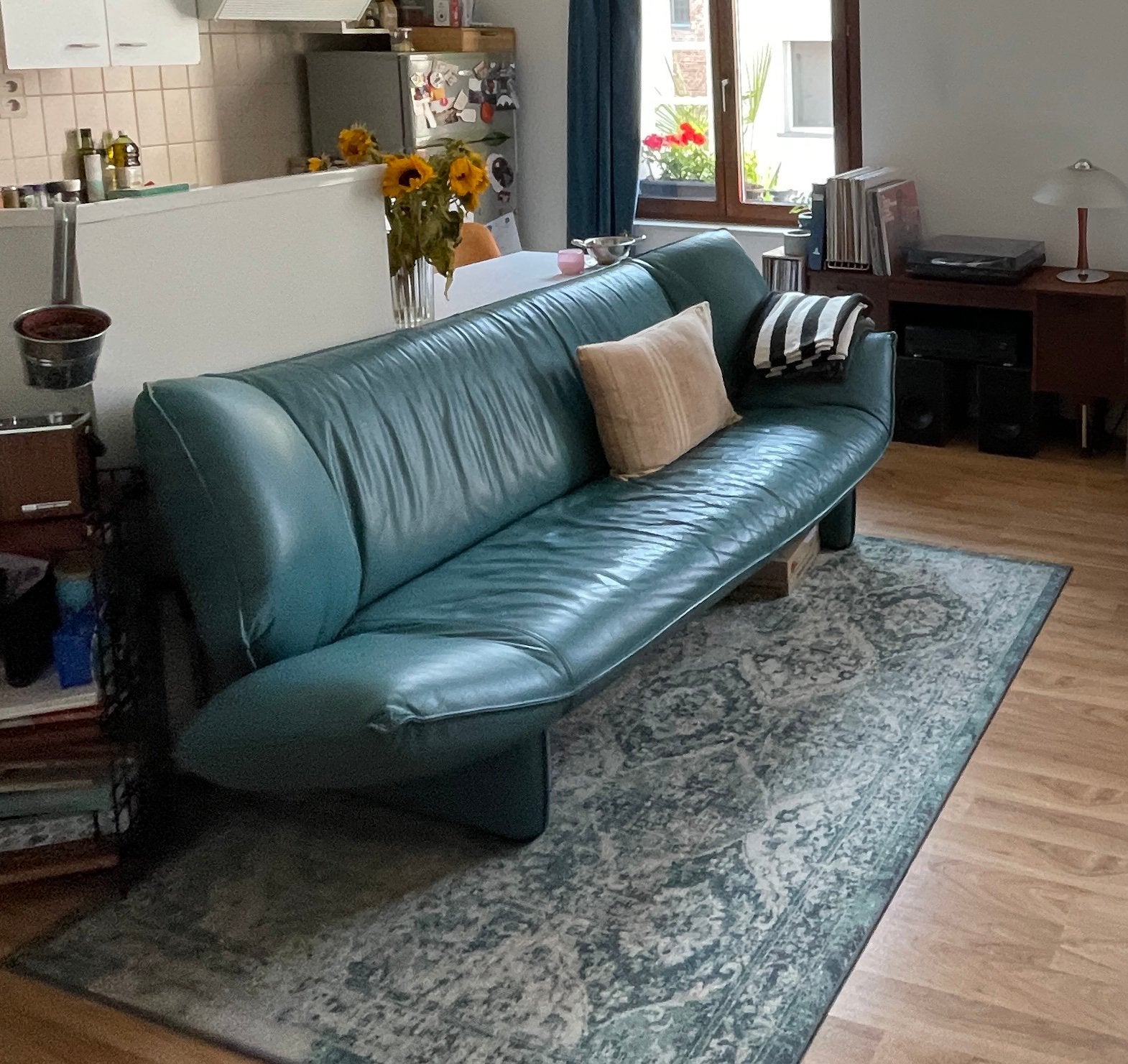 Leren Leolux tango sofa, Huis en Inrichting, Ophalen, Gebruikt