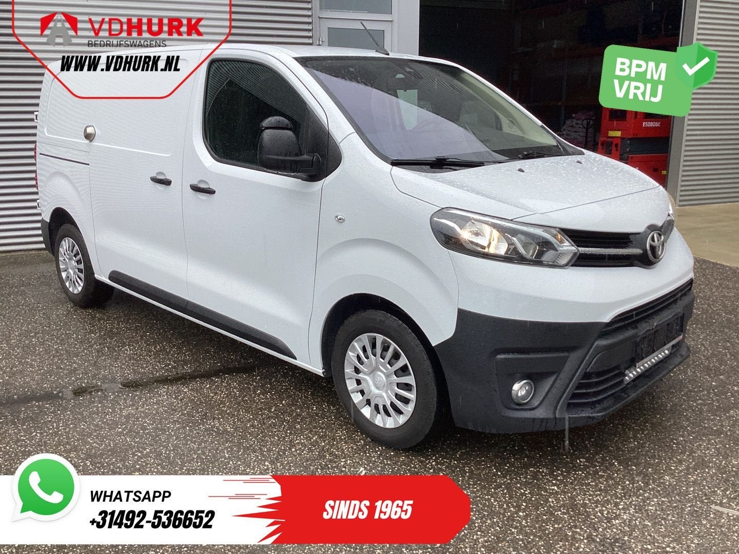 Toyota PROACE Worker 2.0 145 pk Aut. L2 Adapt.Cruise/ Standk, Automaat, Wit, Bedrijf, Diesel