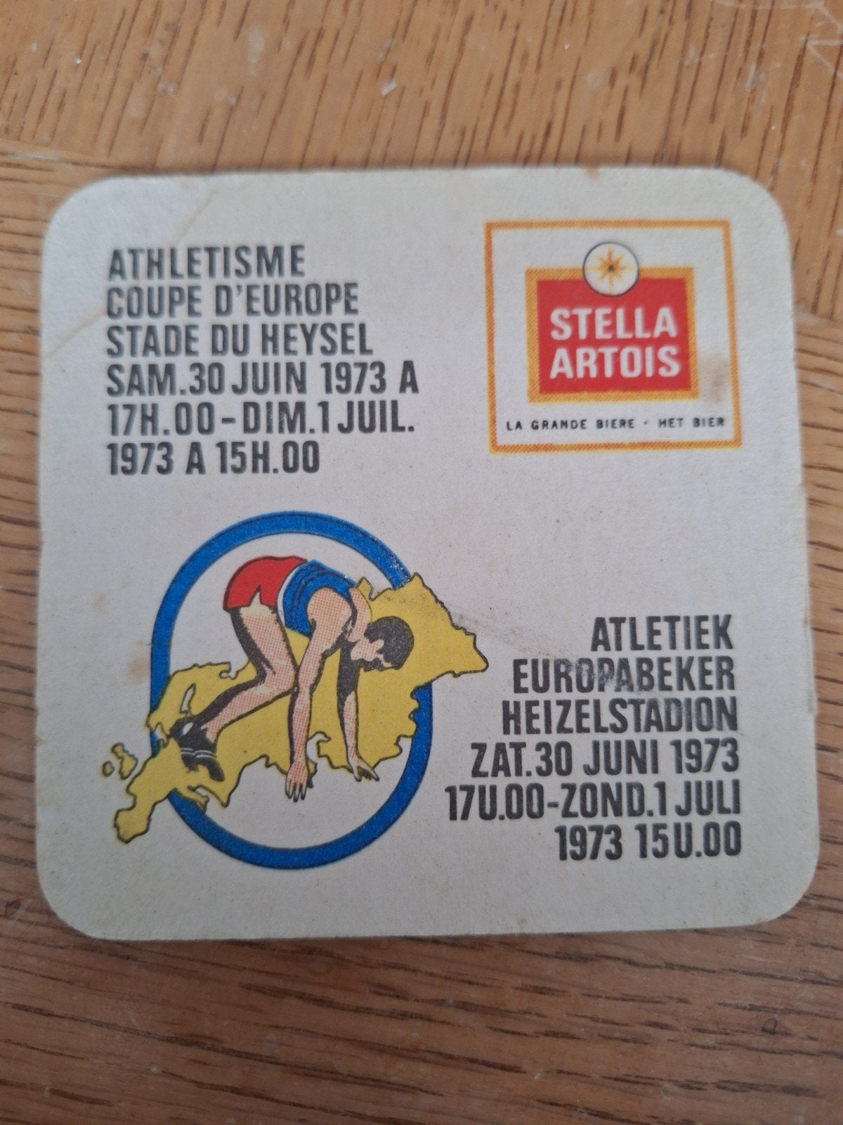oud bierviltje brouwerij AB Inbev Stella Artois bier Leuven, Ophalen of Verzenden, Stella Artois
