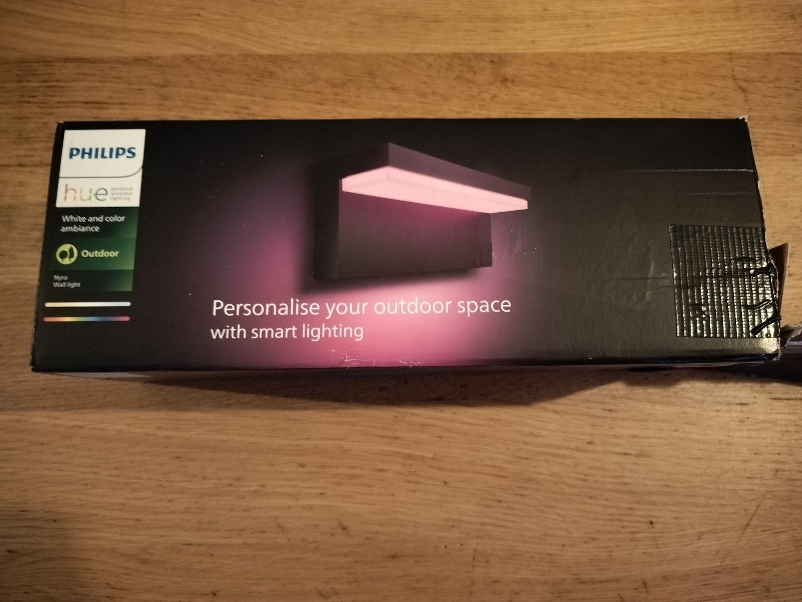 Lampe murale Philips Hue Ambiance Nyro blanche et colorée no, Neuf, Enlèvement ou Envoi, LED, Aluminium