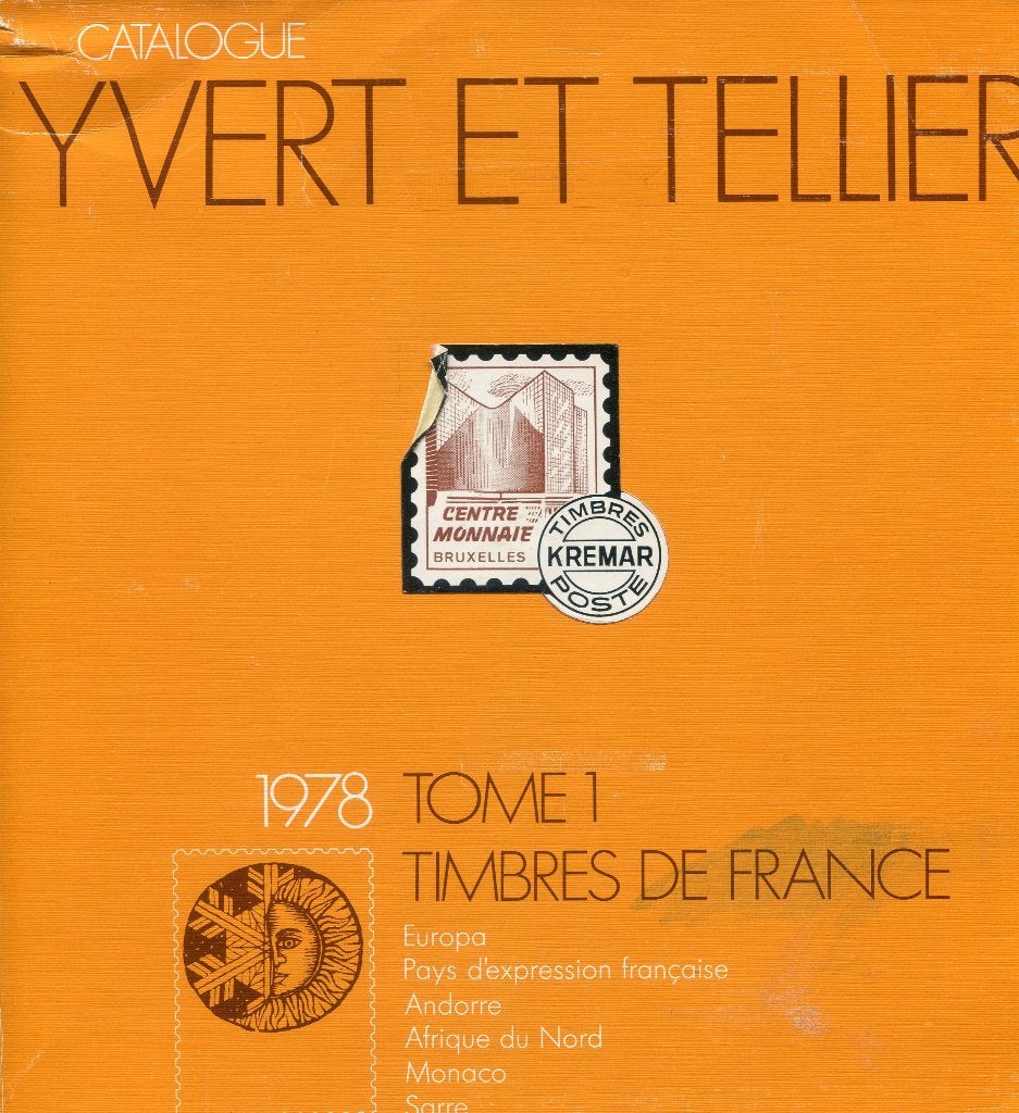 1978 3 postzegel catalogen  Yvert et Tellier tome 1/2/3, Postzegels en Munten, Ophalen of Verzenden, Overig, Overig