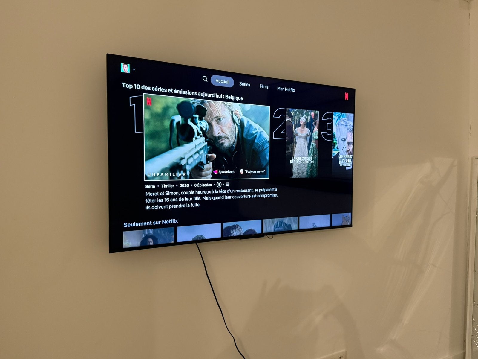 TV TCL 58P655 58” 4K UHD Google TV – Très bon état – 280 €, TV, Hi-fi & Vidéo, QLED, Comme neuf, Enlèvement, 4k (UHD)
