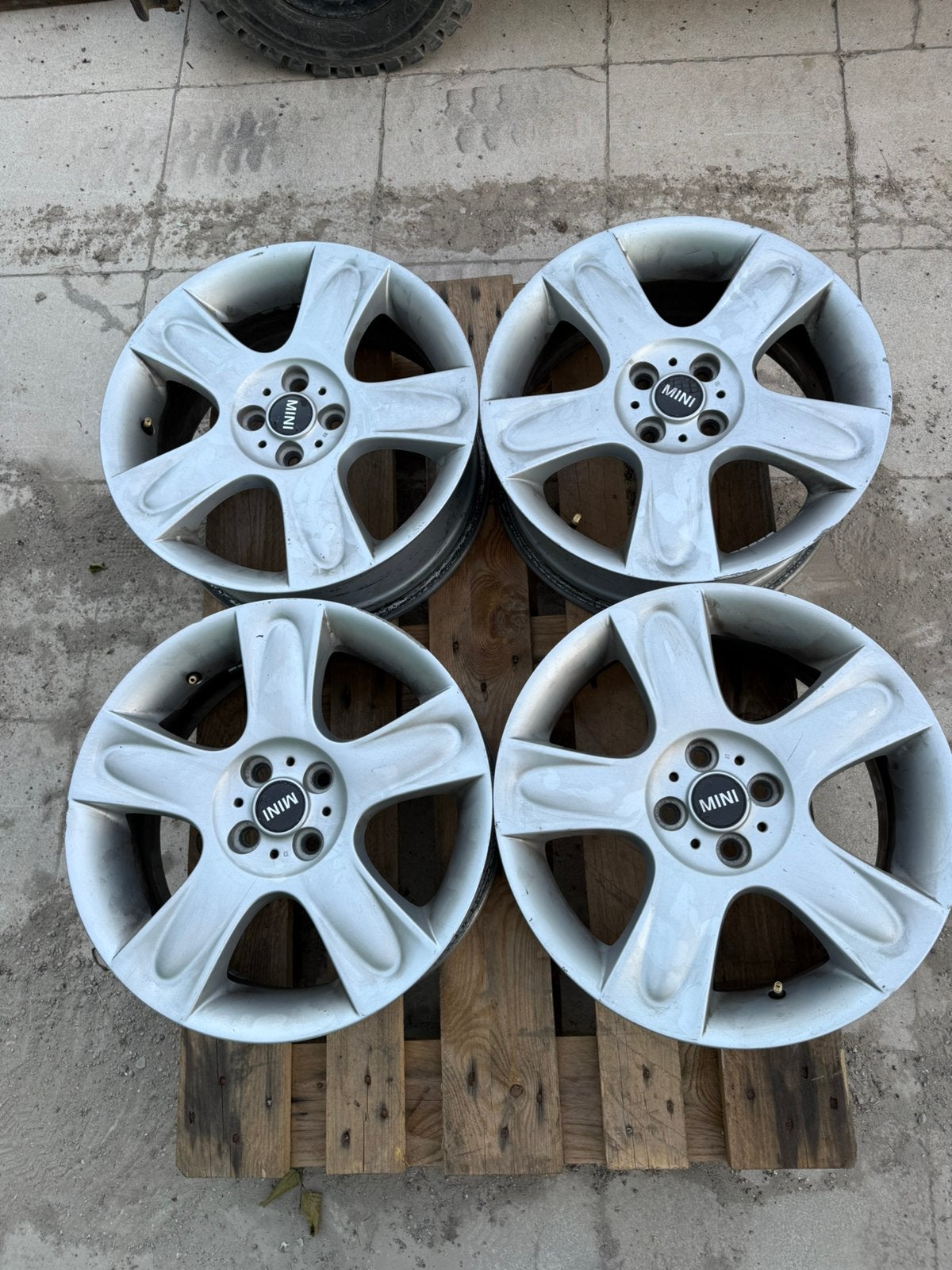 Set mini cooper velgen, Auto-onderdelen, Ophalen, 17 inch, Velg(en)