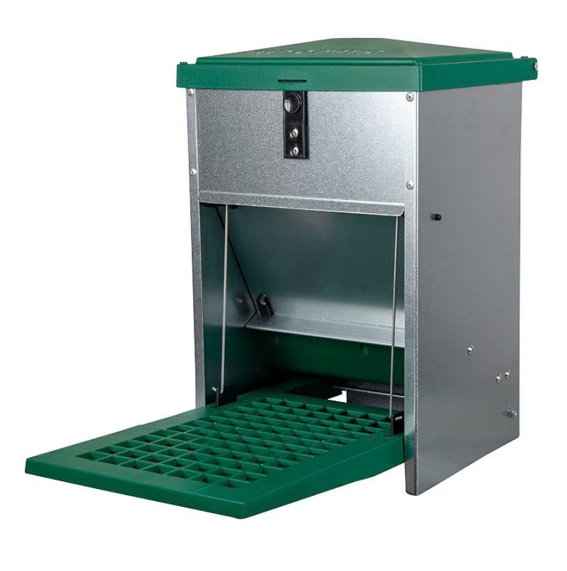 Distributeur automatique de graines pour poules, Animaux & Accessoires, Volatiles | Accessoires, Enlèvement, Utilisé