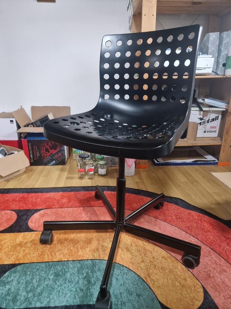 Chaise de bureau Ikea, Noir, Chaise de bureau