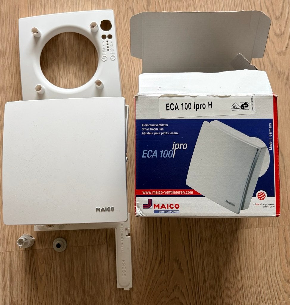 MAICO ECA 100 ipro H Badkamerventilator, Electroménager, Ventilateurs, Enlèvement ou Envoi, Comme neuf, Autre