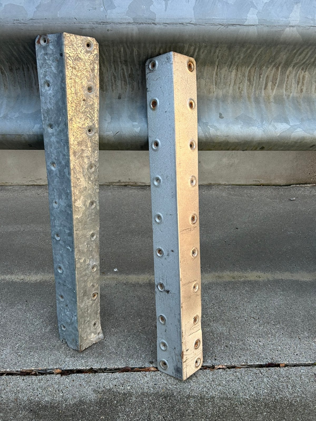 Metalen driehoek platen, Enlèvement, Comme neuf