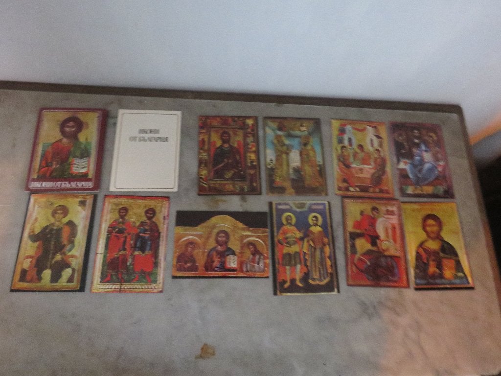 Postkaarten Iconen Bulgarije set van 10 in kaftje, Ophalen of Verzenden