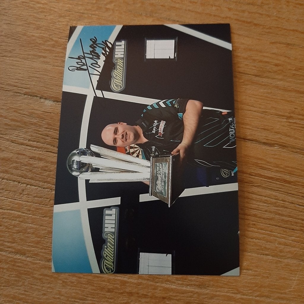 Photo dédicacée (impression) ; Rob Cross # Darts, Enlèvement ou Envoi, Neuf, Autres types
