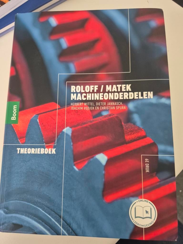 Roloff / Matek Machineonderdelen: theorieboek, Boeken, Ophalen, Nederlands, Herbert Wittel