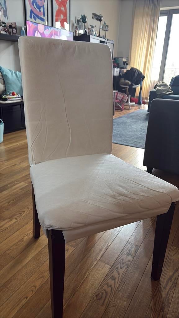 6 chaises Ikea, Enlèvement, Comme neuf, Bois, Cinq, Six Chaises ou plus