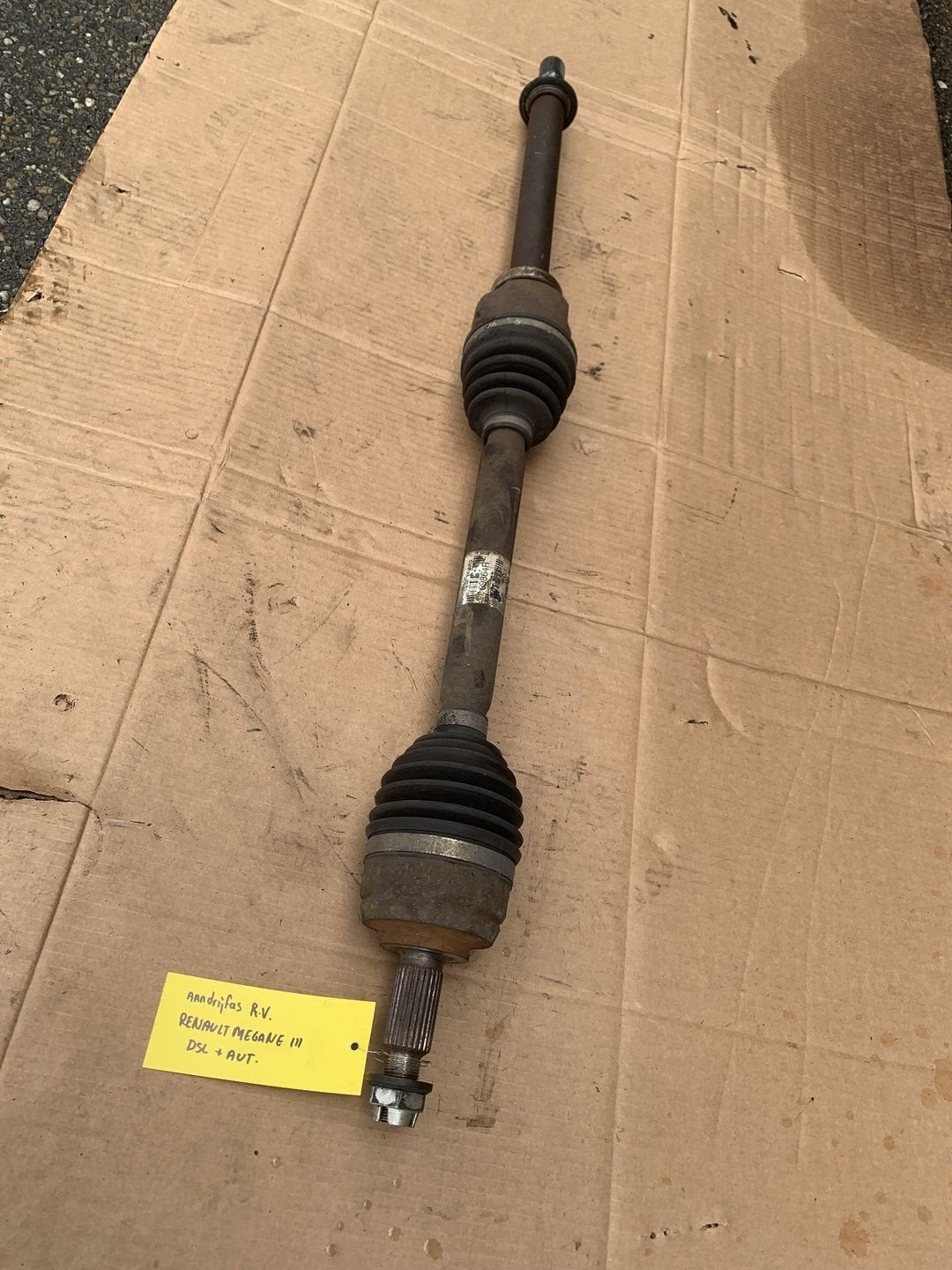 aandrijfas rechts renault megane III + scenic III 1.5 diesel, Gebruikt, -, Renault, -
