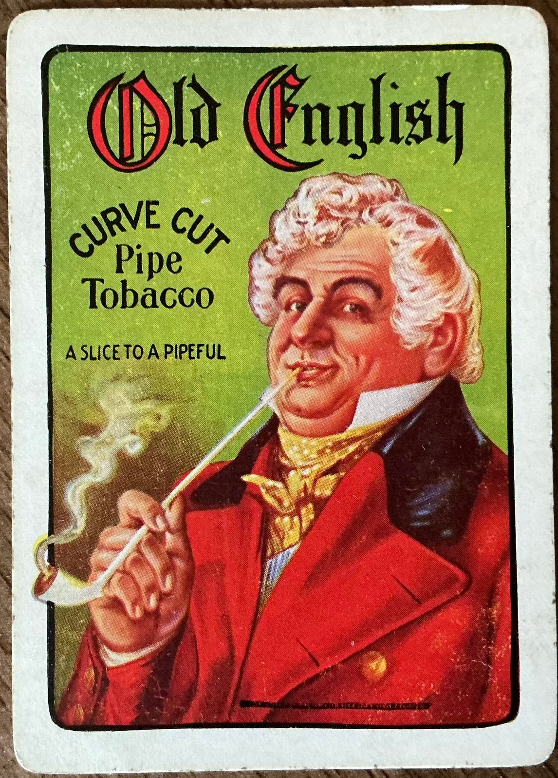 Oude speelkaart OLD ENGLISCH PIPE TOBACCO, Verzamelen, Ophalen of Verzenden, Zo goed als nieuw, Speelkaart(en)
