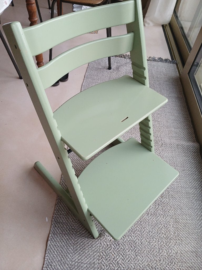 Stokke eetstoel tripp trapp, Kinderen en Baby's, Kinderstoelen, Ophalen, Zo goed als nieuw, Meegroeistoel