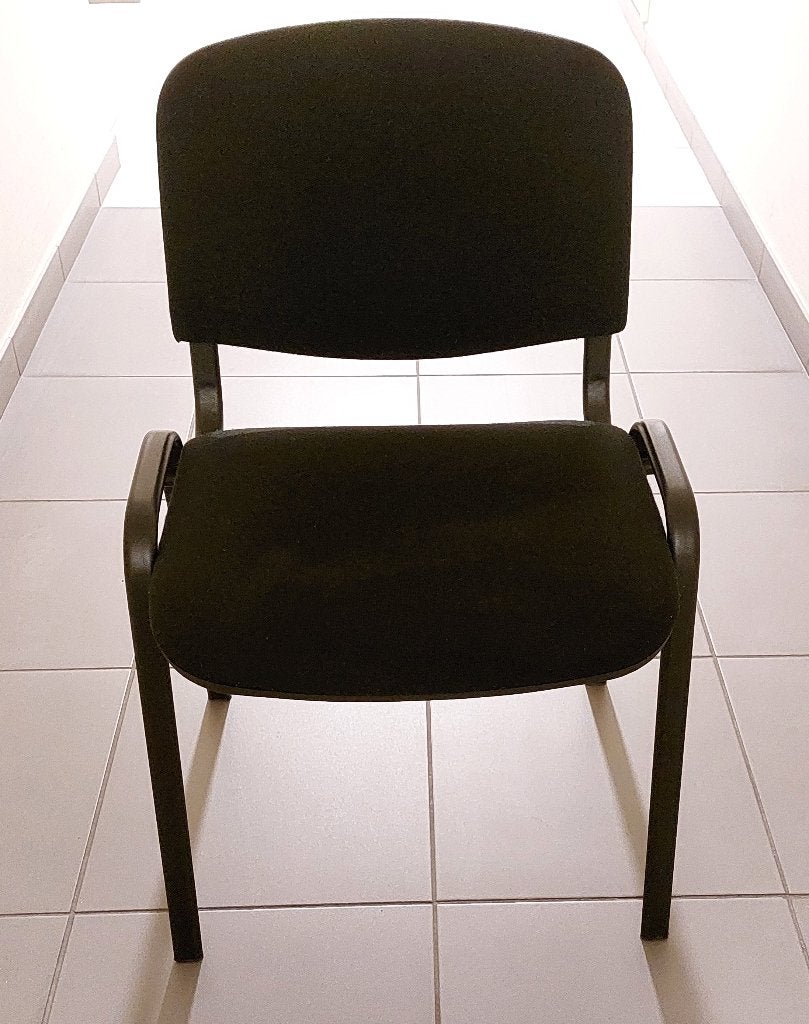 Magnifique siège de bureau noir chaise avec accoudoirs, Ophalen, Zo goed als nieuw, Zwart, Bureaustoel