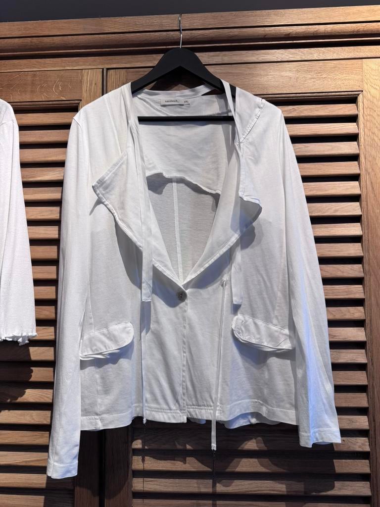 Gilet wit Sandwich xxl, Ophalen of Verzenden, Zo goed als nieuw, Maat 46/48 (XL) of groter, Wit