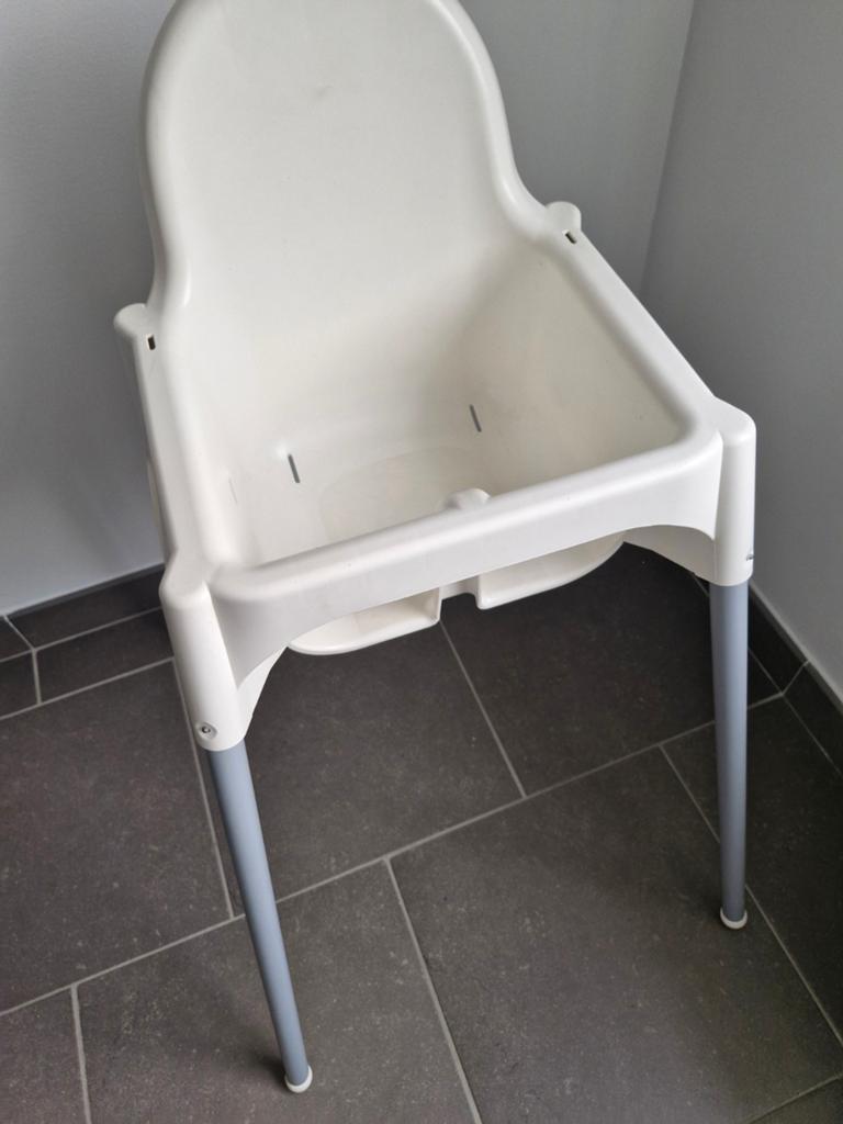 Kinderstoel ikea wit, Kinderen en Baby's, Kinderstoelen, Ophalen, Gebruikt