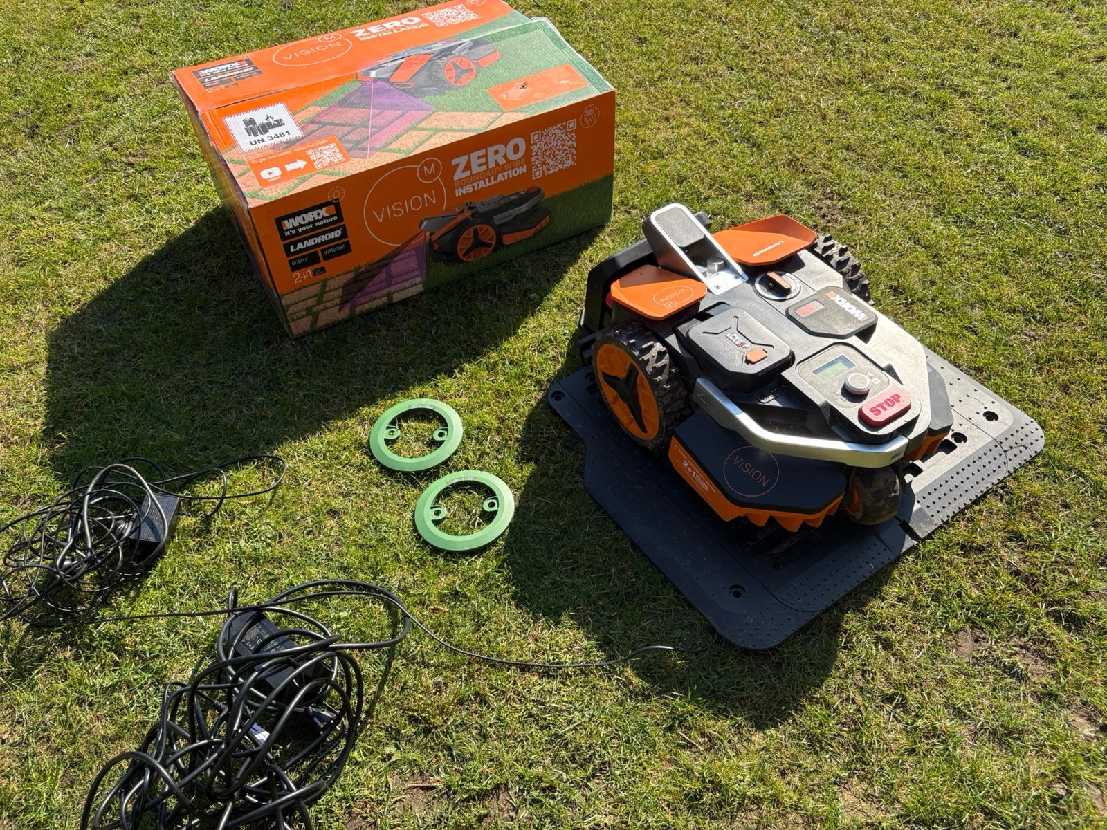 Robotmaaier Worx, Tuin en Terras, Ophalen, Zo goed als nieuw