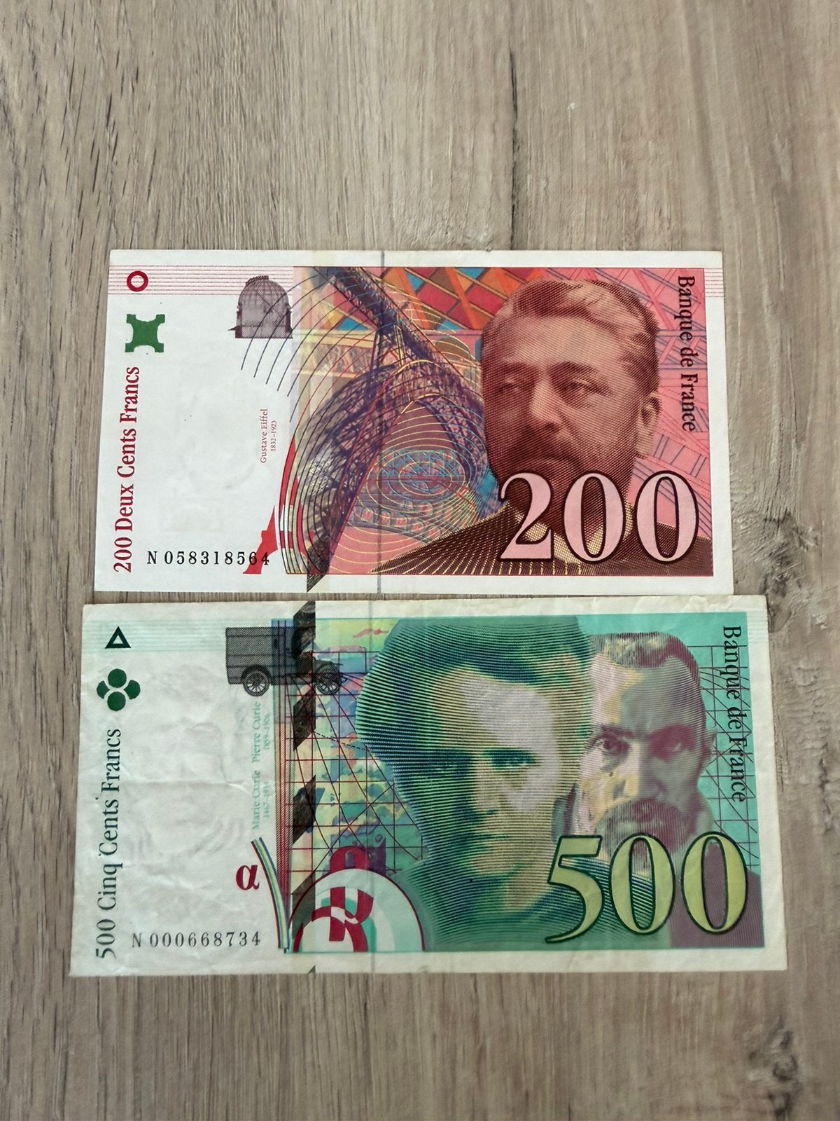 200-500 francs France bel état, Enlèvement ou Envoi, France