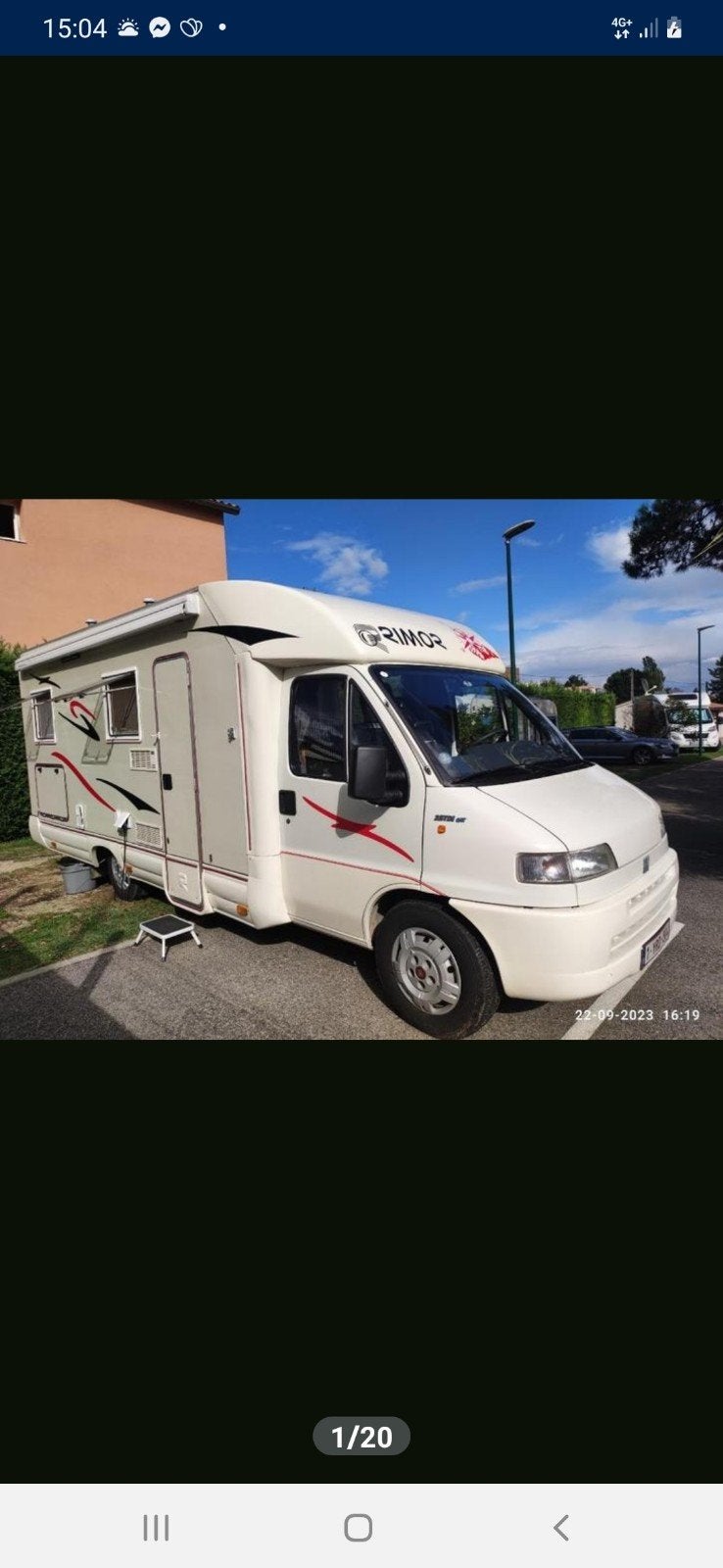 Mobilhome, Caravans en Kamperen, TV, Fiat, Particulier, Fiat