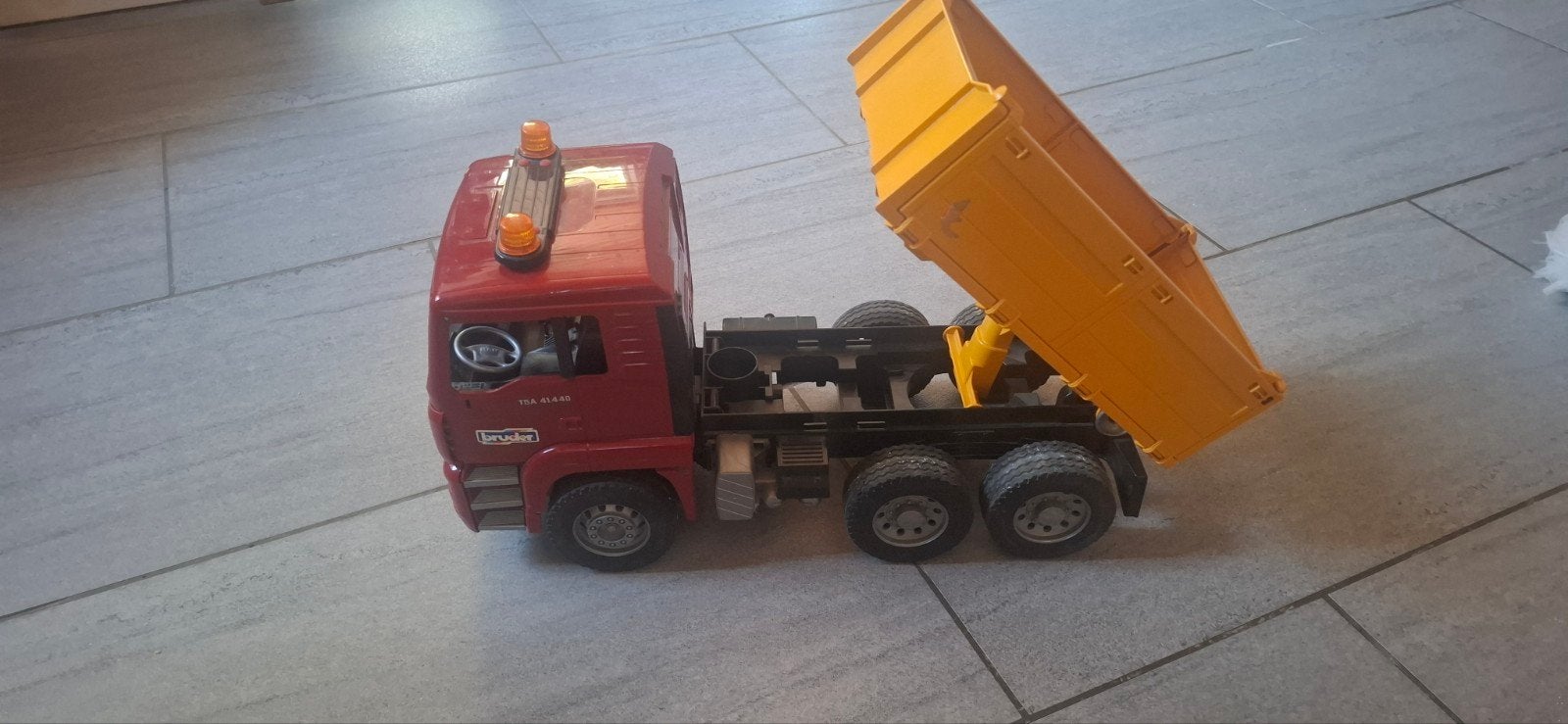 Bruder camion benne, Enlèvement, Utilisé