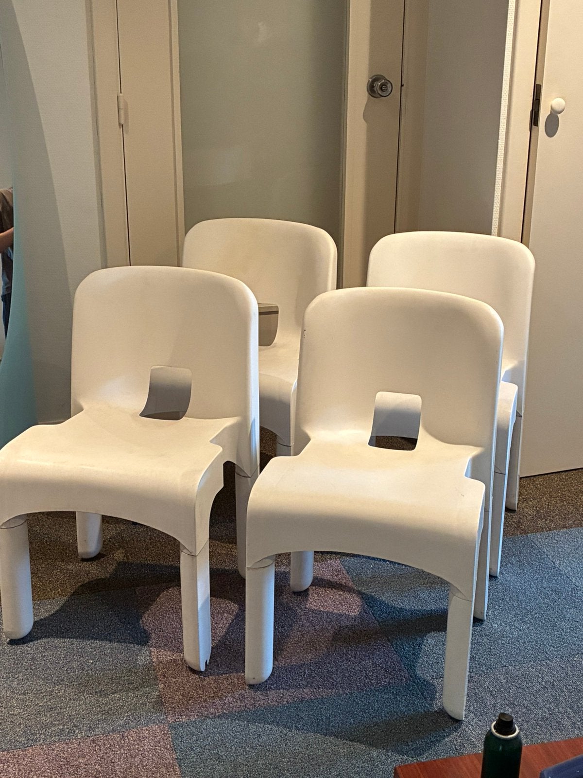 Kartell Joe Colombo set van 4, Maison & Meubles, Enlèvement, Comme neuf
