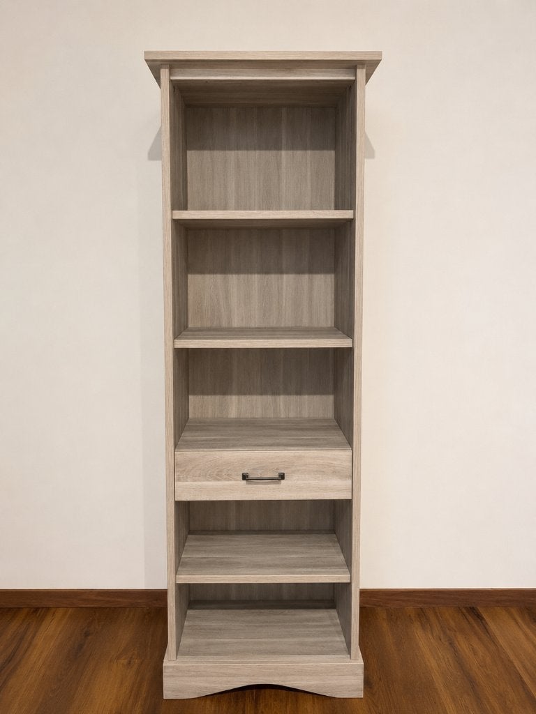 Bibliotheek, Huis en Inrichting, Kasten | Boekenkasten, Ophalen, Bois décor chaîne clair, Eikenhout, Nieuw