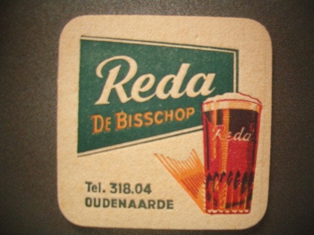 Bierviltje De Bisschop Leupegem 6 : 94x94 mm : kleine hoeken, Verzamelen, Ophalen of Verzenden, Gebruikt, Viltje(s)