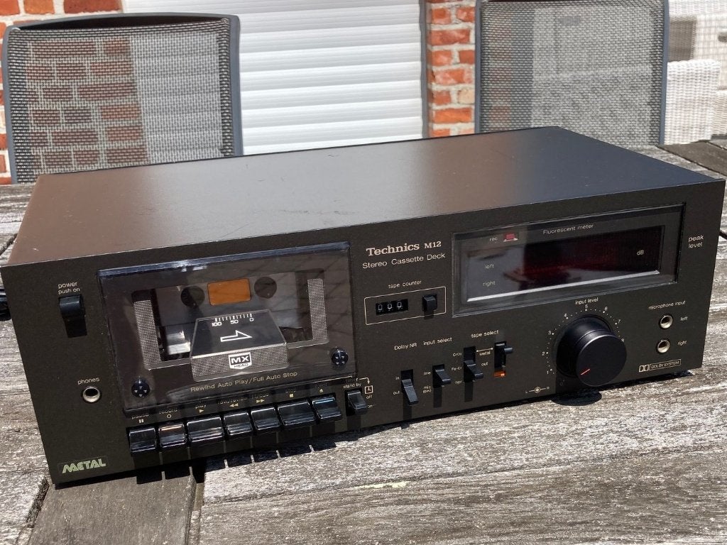 Technics M12 cassettedeck, Audio, Tv en Foto, Cassettedecks, Enkel, Tape counter, Ophalen of Verzenden