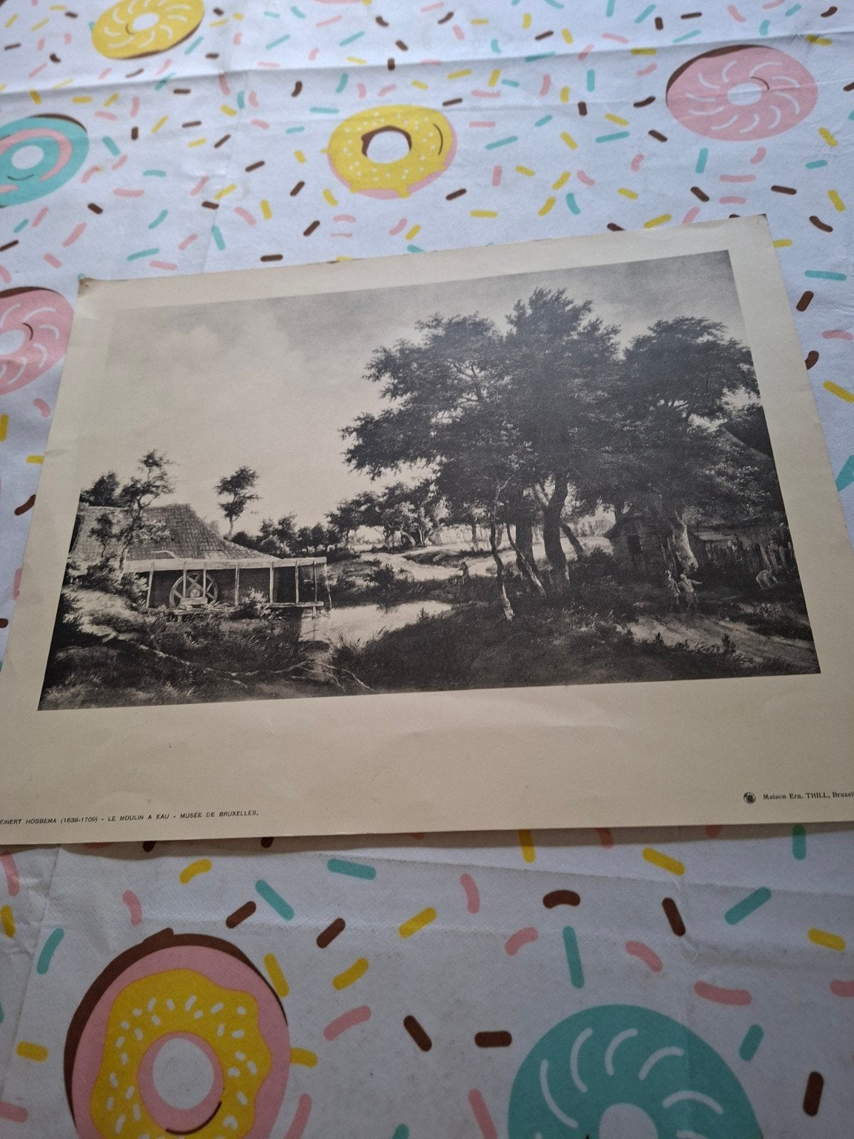 Meinert Hobbema. Le moulin à eau., Enlèvement ou Envoi
