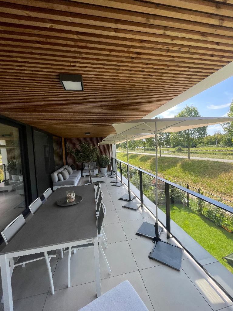 Parasols, ideaal voor een appartementsterras, Tuin en Terras, Ophalen, Kantelbaar, Zo goed als nieuw, 1 tot 2 meter