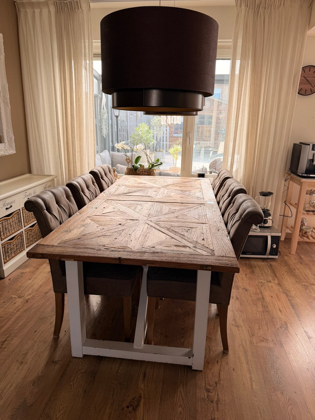 Riviera maison eettafel, Ophalen, Gebruikt, 100 tot 150 cm, 200 cm of meer